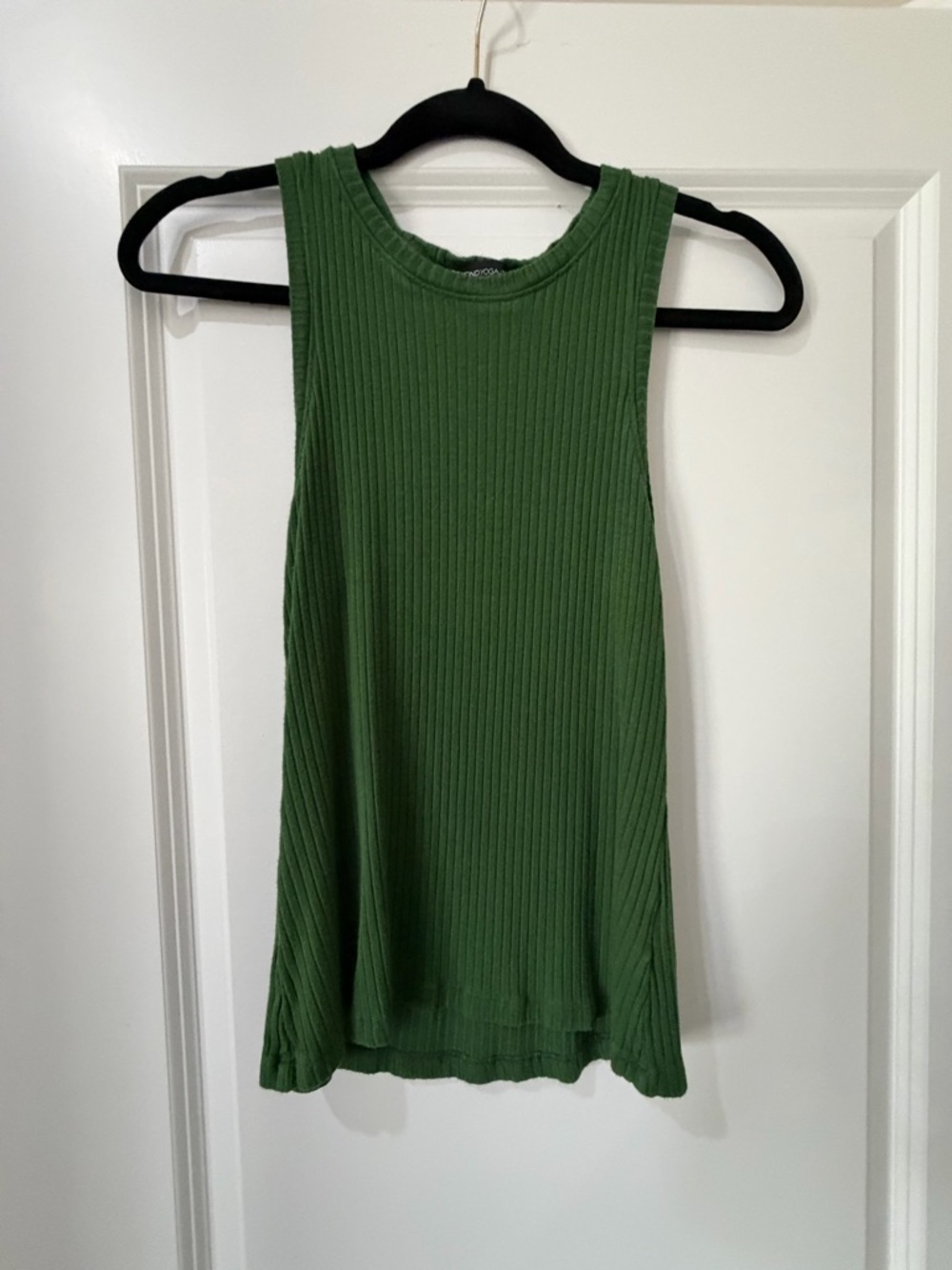 Beyond Yoga Ribbed Tank Top in Olive Green